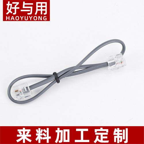 厂家直销灰色二芯电话线 精密通信线缆双头电话直线的全面解析